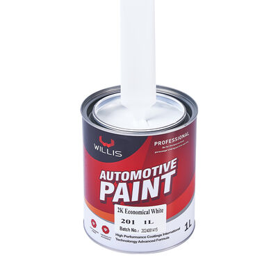 Peinture automobile 2K Blanche à base de résine acrylique et d'époxy, couche de fond et de finition pour la peinture automobile et la retouche
