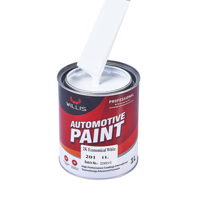 Peinture automobile 2K Blanche à base de résine acrylique et d'époxy, couche de fond et de finition pour la peinture automobile et la retouche