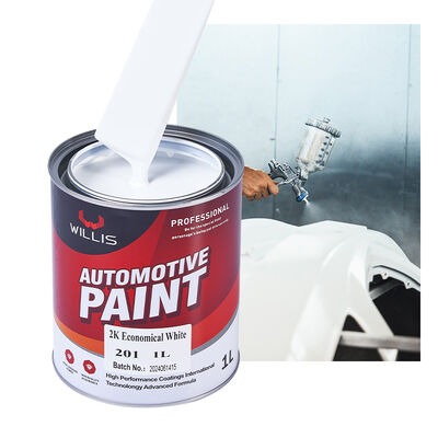 Peinture automobile 2K Blanche à base de résine acrylique et d'époxy, couche de fond et de finition pour la peinture automobile et la retouche