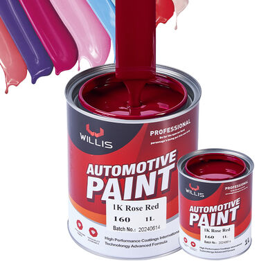 Vente directe d'usine WILLIS 1K Peinture liquide couleur pour peinture de voiture et de bateau, couche de base de réparation automobile, revêtement plastique