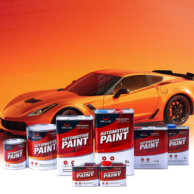 WILLIS 1K Basecoat Revêtement Acrylique Automobile en Aérosol pour Retouche de Voiture et Bateau Revêtement Plastique Modèle 154 Liquide à Base de Pigments