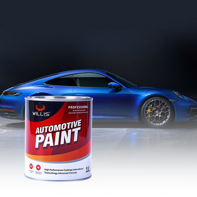 Peinture automobile 1K bleu verdâtre automobile couleur solide couche de base avec revêtement liquide de résine acrylique Spray Auto Refinish Peinture