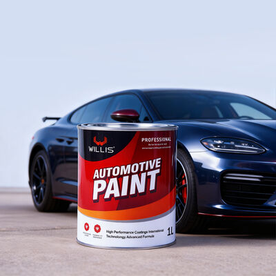 Peinture automobile Willis 1K bleue, revêtement liquide standard automobile du Guangdong, application par pulvérisation