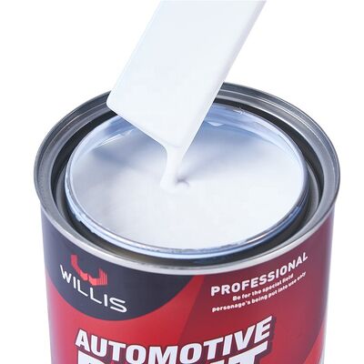 1K Revêtement de réparation automobile blanc transparent Résine acrylique haute performance écologique pour plastique de voiture FDS