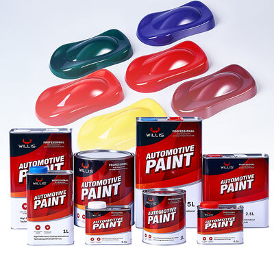 Peinture de retouche automobile liquide transparente blanche 1K, haute performance, écologique, résine acrylique