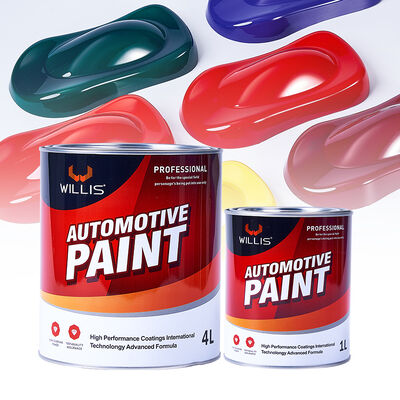 Peinture de réparation de voiture liquide de couleur solide 1K 2K Peinture de base automobile