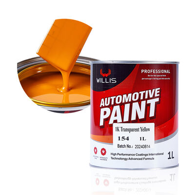 Peinture en aérosol résine acrylique liquide monocomposant jaune transparent 1K, vente directe d'usine, prix ultra-bas, peinture de réparation automobile