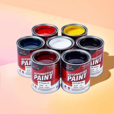 Factory Direct Sales 1K Medium Yellow One-Component Acrylic Resin Liquid Car Repair Paint Ultra-Low Price Spray Coating & Paint