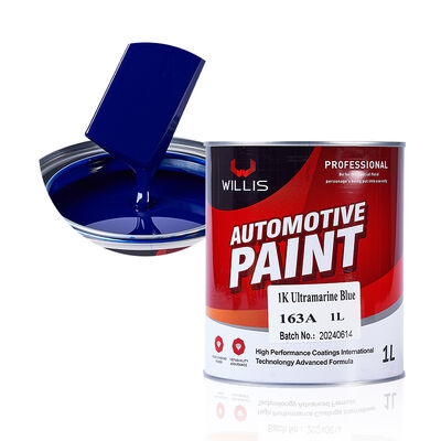 Peinture automobile de réparation 1K bleue la plus vendue, résine acrylique monocomposant, prix bas, apprêt haute performance, diluant, vernis transparent