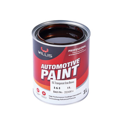 Vente à chaud 1K peinture de voiture en résine acrylique à bas prix de fer brun de couleur métallique pulvérisation d'application de réparation de voiture peinture diluant vernis