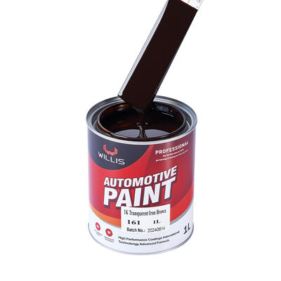 Vente à chaud 1K peinture de voiture en résine acrylique à bas prix de fer brun de couleur métallique pulvérisation d'application de réparation de voiture peinture diluant vernis
