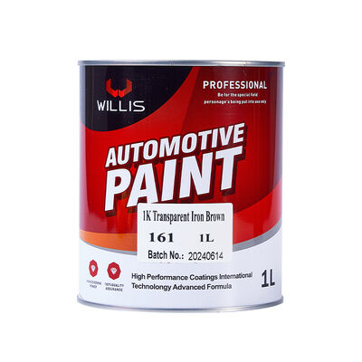 Vente à chaud 1K peinture de voiture en résine acrylique à bas prix de fer brun de couleur métallique pulvérisation d'application de réparation de voiture peinture diluant vernis