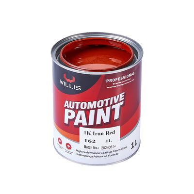 Vente à chaud 1K Peinture de revêtement automobile de haute performance de résine acrylique de fer de tons métalliques rouges Automotive Refinish Peinture automobile bas prix