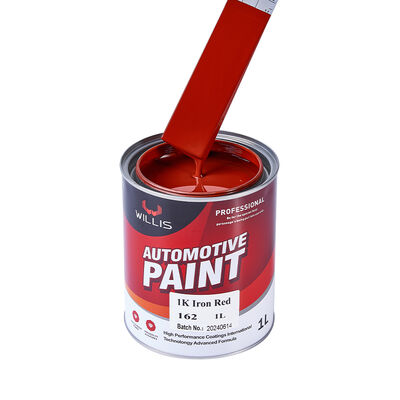 Vente à chaud 1K Peinture de revêtement automobile de haute performance de résine acrylique de fer de tons métalliques rouges Automotive Refinish Peinture automobile bas prix