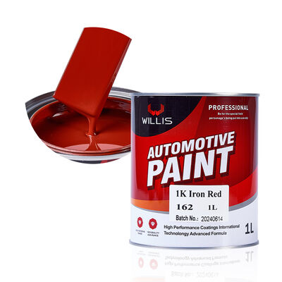 Vente à chaud 1K Peinture de revêtement automobile de haute performance de résine acrylique de fer de tons métalliques rouges Automotive Refinish Peinture automobile bas prix