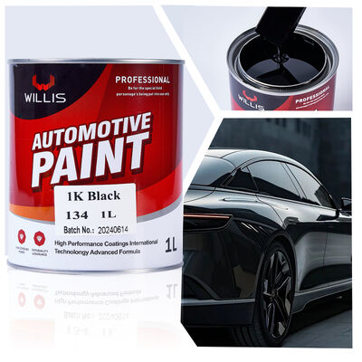Peinture de réparation automobile à base de masterbatch acrylique à un seul composant 1K avancée avec couche et peinture de produit primaire brillante et mate