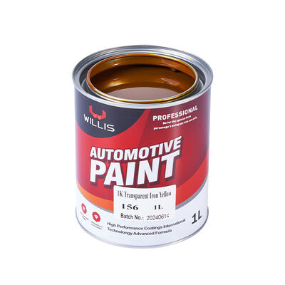 Couche de base jaune de fer transparente 1K Peinture automatique de résine acrylique revêtement liquide pour la finition de voiture OEM Disponible diluant de peinture automatique