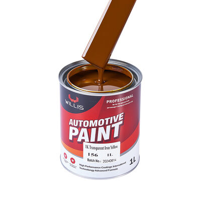 Couche de base jaune de fer transparente 1K Peinture automatique de résine acrylique revêtement liquide pour la finition de voiture OEM Disponible diluant de peinture automatique