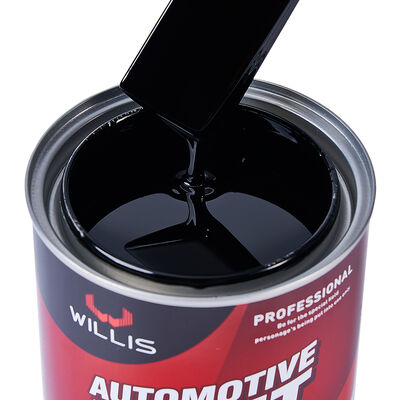 Peinture de réparation de voiture spéciale noire 1K à couverture super forte, peinture de carrosserie fabriquée à partir de résine acrylique
