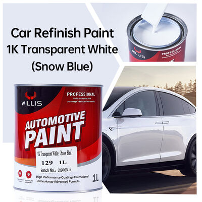 Peinture de réparation automobile de résine acrylique blanche transparente de haute qualité revêtement liquide pour voiture de l'usine de peinture automobile