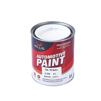 Peinture et revêtement acrylique blanc 1K monocomposant, peinture de réparation automobile en aérosol facile à utiliser avec un fort pouvoir couvrant