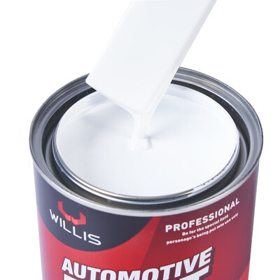 Bon Prix Extra Blanc Base Auto Peinture de Réparation Résine Acrylique 1k avec Diluant Peinture Automobile Haute Qualité