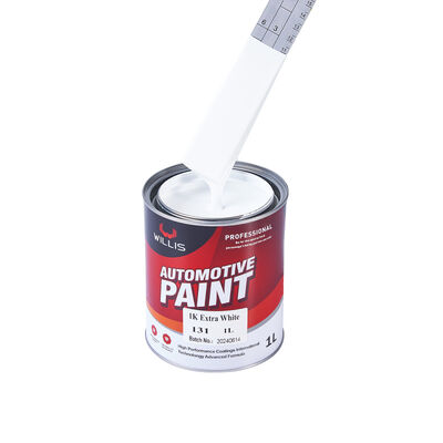 Bon Prix Extra Blanc Base Auto Peinture de Réparation Résine Acrylique 1k avec Diluant Peinture Automobile Haute Qualité