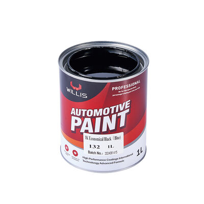 Vente à chaud 1K économique de peinture de réparation de voiture en résine acrylique noire et revêtement liquide pour voiture