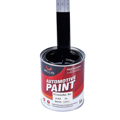 Vente à chaud 1K économique de peinture de réparation de voiture en résine acrylique noire et revêtement liquide pour voiture
