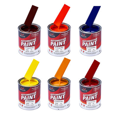 Vente à chaud 1K économique de peinture de réparation de voiture en résine acrylique noire et revêtement liquide pour voiture