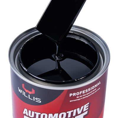 Vente à chaud 1K économique de peinture de réparation de voiture en résine acrylique noire et revêtement liquide pour voiture