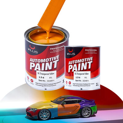 Peinture Acrylique Automobile Base Coat 1K Liquide Revêtement Pulvérisable pour Retouche de Carrosserie Fabriqué par des Fabricants de Peinture Automobile