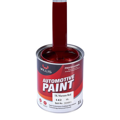 Chine fournisseur de peinture de voiture restauration séchage rapide 1k marron rouge voiture réparation et finition diluant de peinture
