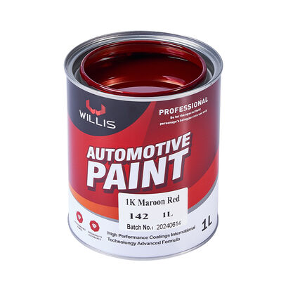 Chine fournisseur de peinture de voiture restauration séchage rapide 1k marron rouge voiture réparation et finition diluant de peinture