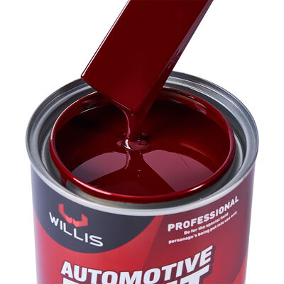 Chine fournisseur de peinture de voiture restauration séchage rapide 1k marron rouge voiture réparation et finition diluant de peinture