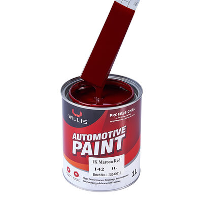 Chine fournisseur de peinture de voiture restauration séchage rapide 1k marron rouge voiture réparation et finition diluant de peinture