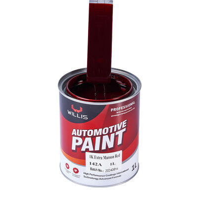 Peinture automobile de haute qualité revêtement de protection 1k rouge marron supplémentaire Peinture de finition automobile Peinture automobile