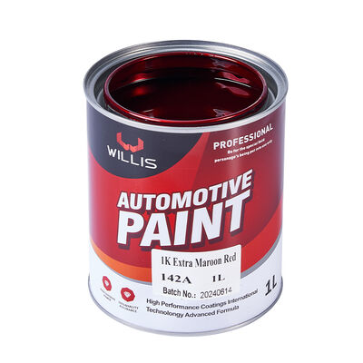 Peinture automobile de haute qualité revêtement de protection 1k rouge marron supplémentaire Peinture de finition automobile Peinture automobile
