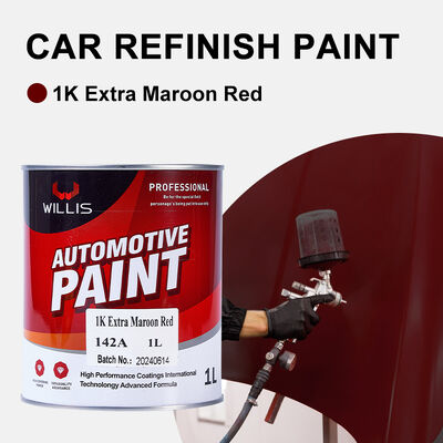 Peinture automobile de haute qualité revêtement de protection 1k rouge marron supplémentaire Peinture de finition automobile Peinture automobile
