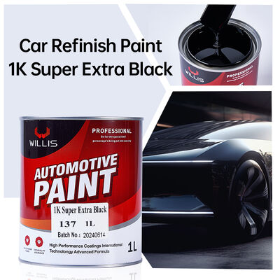 Revêtement de protection de peinture automobile Super Extra Black 1K haute performance pour application par pulvérisation
