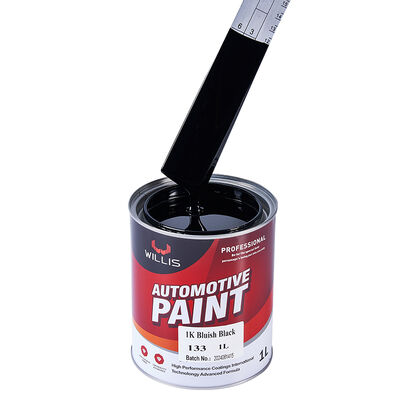 1k Peinture de finition de voiture acrylique bleutée noire Peinture de remplissage de carrosserie décorative et revêtement de réparation