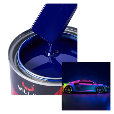 1K peinture bleu ultramarine pour voiture à pulvériser une composante de résine acrylique peinture liquide de réparation de voiture couleur solide route du navire fabriqué en Chine