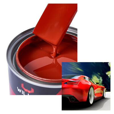 Peinture en aérosol 1K Rouge Fer pour voiture, résine acrylique monocomposant, peinture de finition automobile, couleur unie, peinture couleur 1K, Chine