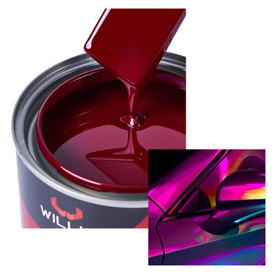 1K pourpre rouge 1K peinture automobile 1K peinture couleur peinture automobile usine vente directe prix super bas
