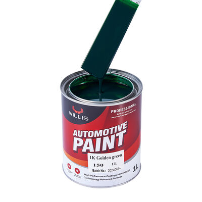 Peinture en aérosol 1K Golden Green, résine acrylique monocomposant, peinture de finition automobile, couleur unie, peinture de couleur 1K, Chine