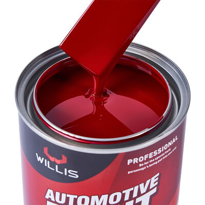 Peinture automobile à haute performance 1K Pure Solid Color Basecoat Auto Coating Factory Peinture automobile avec des tons acryliques métalliques pour le raffinage des voitures