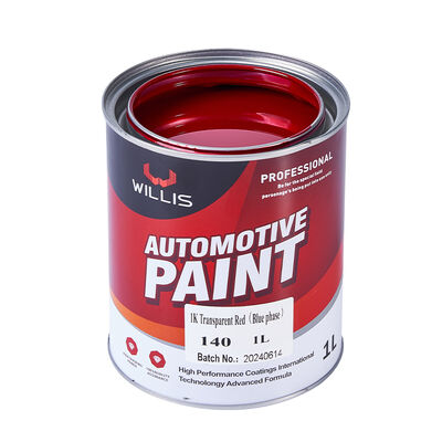 Peinture automobile à haute performance 1K Pure Solid Color Basecoat Auto Coating Factory Peinture automobile avec des tons acryliques métalliques pour le raffinage des voitures