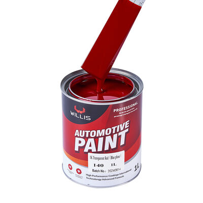 Peinture automobile à haute performance 1K Pure Solid Color Basecoat Auto Coating Factory Peinture automobile avec des tons acryliques métalliques pour le raffinage des voitures