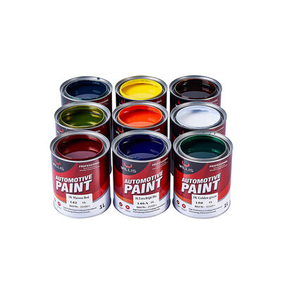 Peinture de couleur WILLIS 1K pour voitures enduites de plastique en résine acrylique 1K avec extra noir Peinture premium 1K pour peinture de revêtement de véhicule