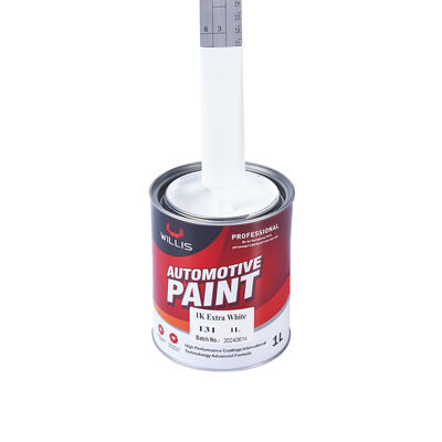 Advanced 1K Acrylic Resin White Paint for Automotive Repair High Concentration Liquid Coating Car Color Master Paint